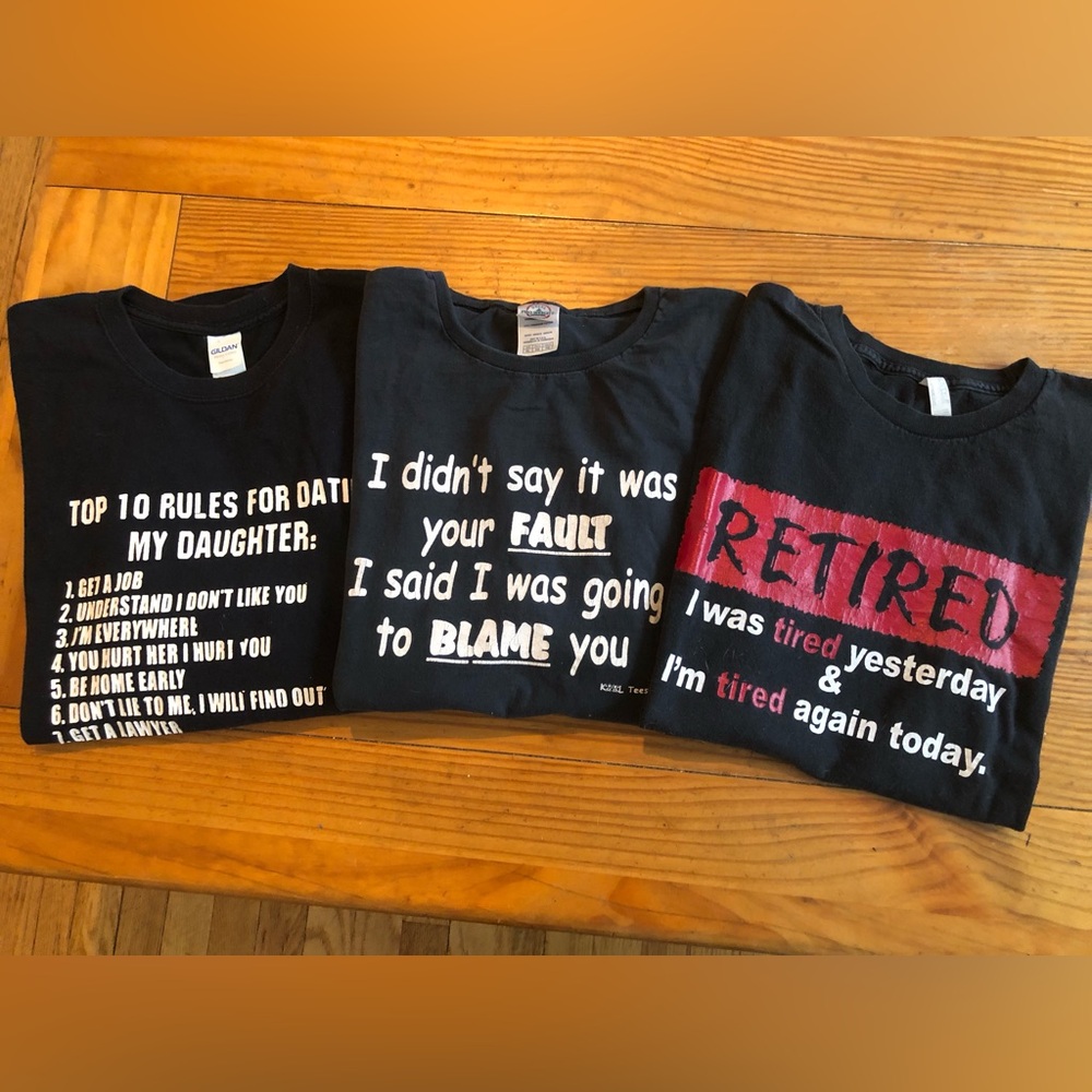 Bundle of Vintage Y2K 90’s NOVELTY TEES
